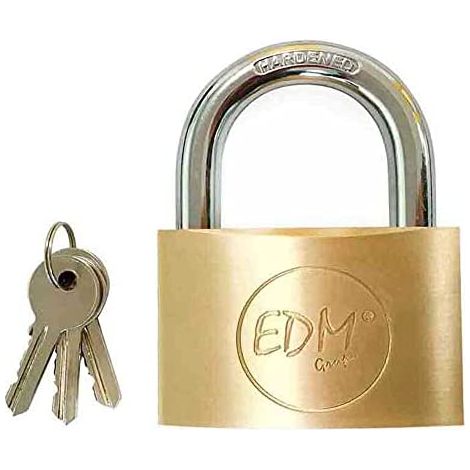 Cadenas Laiton Edm Sécurité Fiable En Laiton Massif - Edm
