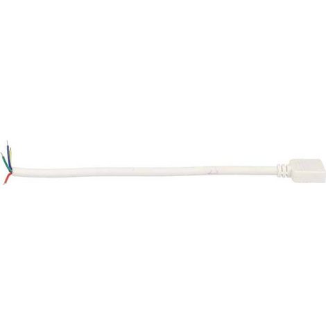 2 PZ Connettori Femmina Con 5 Buchi  Per Striscia Bobina Led RGBW RGB+W