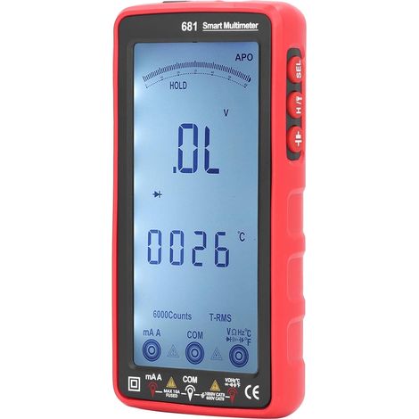 6000 Counts Digital Multimeter, Voltage Detector without (1/5)