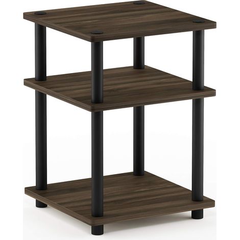 Furinno Turn-N-Tube Scaffale Multifunzione con Ripiani, Marrone/Nero (1/5)