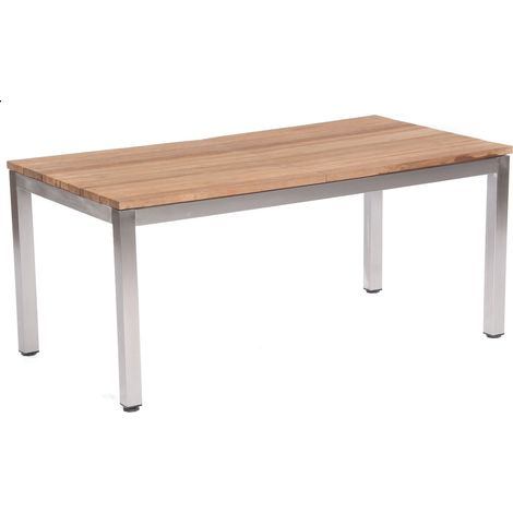 Ausziehtisch Magister 170/280x90 cm Edel stahl / Old Teak natur SonnenPartner (1/2)
