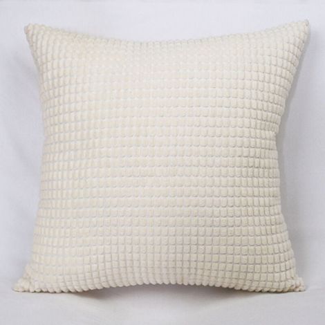 UlisemMaiskern-Kissenbezug, weicher Cord-Kissenbezug, Dekoration für Zuhause, Wohnzimmer, Schlafzimmer, Sofa (2 Stück, weiß, 45 x 45 cm) (1/4)
