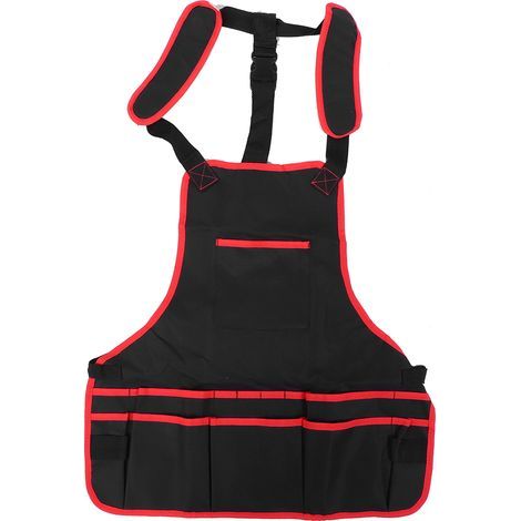 Verstellbare, multifunktionale Gartenschürze aus Polyester mit Werkzeugtasche (1/5)