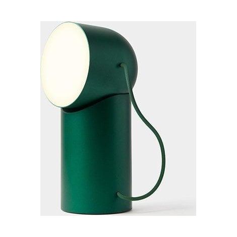 Lexon Orbe lampe LED portable vert foncé design moderne (1/2)