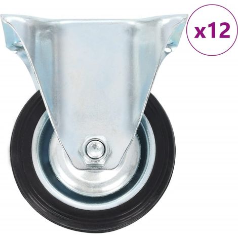 12 Stk. Bockrollen 75 mm