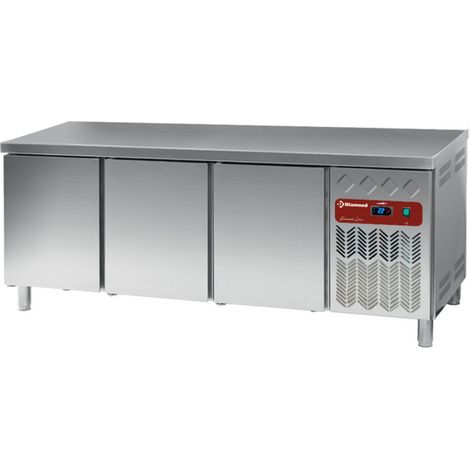 Table réfrigérée ventilée 3 portes 600x400 - Diamond (1/5)