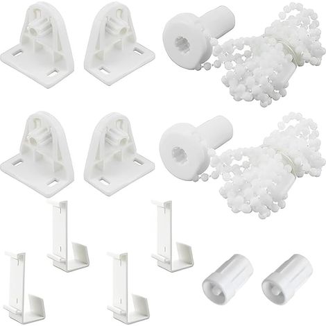 12 Pièces Volet Roulant Double sans Perçage Supports de Serrage pour Store Enrouleur Accessoires Fixation Remplacement pour Cadres de Portes Fenêtres (1/5)