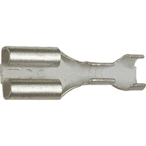 Klauke 1730 Flachsteckhülse Steckbreite: 6.3 mm Steckdicke: 0.8 mm 180 ° Unisoliert Metall 1 St.