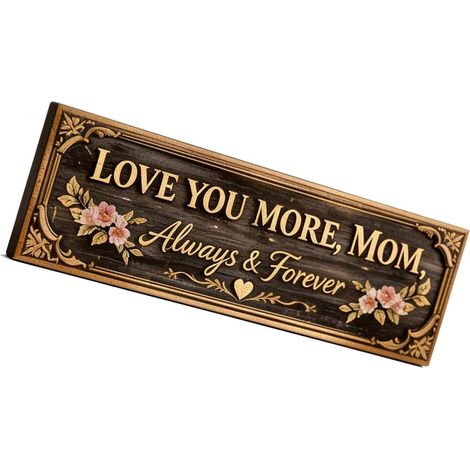 Cartelli per la porta d'ingresso per la Festa della Mamma - 15x45 cm