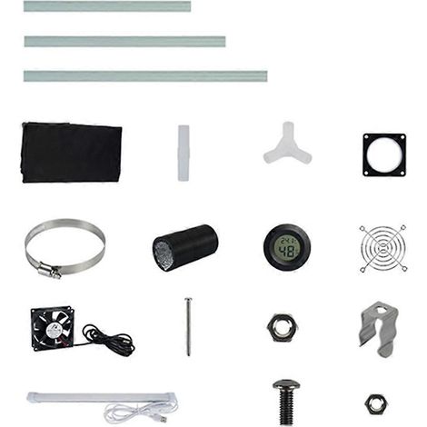 Kit de hotte d'extraction fermée pour imprimante 3D Bambu Lab A1 avec ventilateur haute puissance réduisant le bruit pour un fonctionnement silencieux. (1/5)