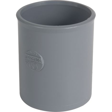 Manguito de PVC para drenaje hembra hembra Ø63