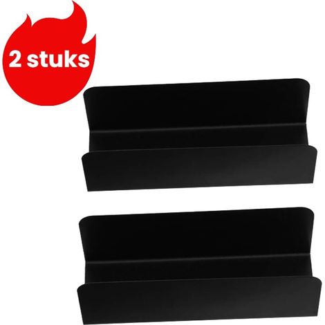 Lot de 2 moules à pain en forme de U antiadhésifs noirs pour baguettes hot dogs biscuits pain au jambon et autres préparations de boulangerie (1/5)