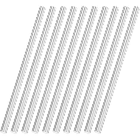 10 Pièces Tiges Rondes en Acier, 4.4mm Diamètre x 100mm Longeur Tige Metal Ronde Acier Rapide (HSS) SKD11 pour Arbre Perceuse Machine à Aléser Bricolage Artisanat Construction (1/5)