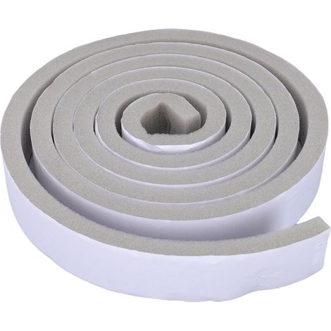 Tür- und Fensterdichtungsband, verbesserte Ausführung, Weichschaumdesign, grau, ausgewähltes Material, vielseitig einsetzbar, selbstklebend, 1 Rolle (breit) x 2 m x 3 cm - Crezuo