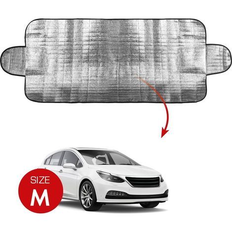 soleil thermique Walser pour voiture 200 x 70 cm – Protection contre le gel et la chaleur – Fixation facile sur le brise (1/4)