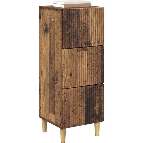 Maison Exclusive - Mobile con Cassetti Legno antico 33 x 34,5 x 90 cm
