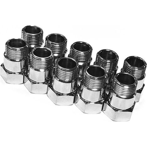 Adecuado para 10 extensiones de almohadillas de sensor de oxígeno M18x1.5 (piezas de repuesto para el mercado de accesorios automotrices).