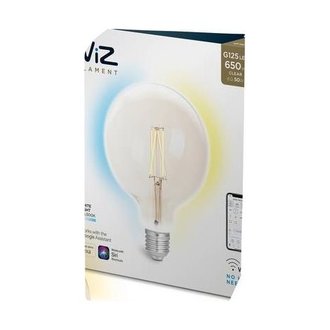 Wiz Wiz Smart LED G125 Transparente Dimmbare Glühbirne