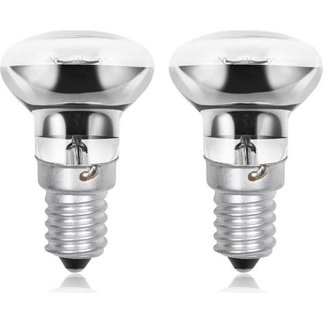 (2-Pack)25W R39 E14 Ampoule Lampe Lave Ampoules Réflecteur SES Petite Vis Edison Ampoule Chauffante pour Lampe Lave, Blanc Chaud 2700K (1/5)