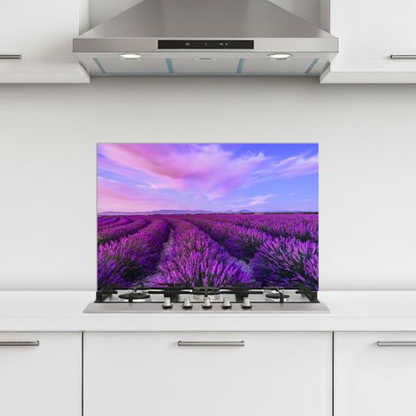 CRÉDENCE CUISINE Lavande - Pourpre - Fleurs - Nature 60x40 cm (1/5)