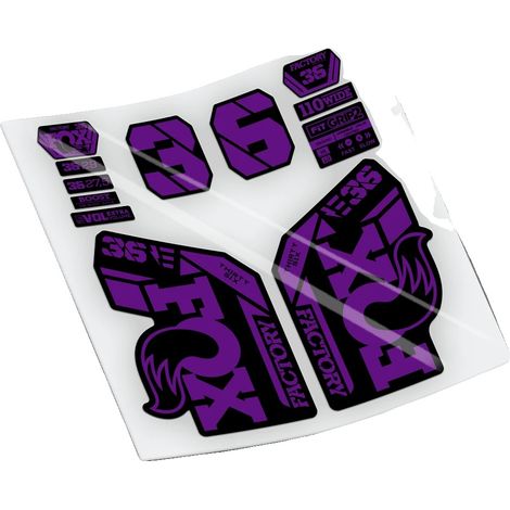 Pegatinas, alta durabilidad, diseño personalizable, color morado. (1/2)