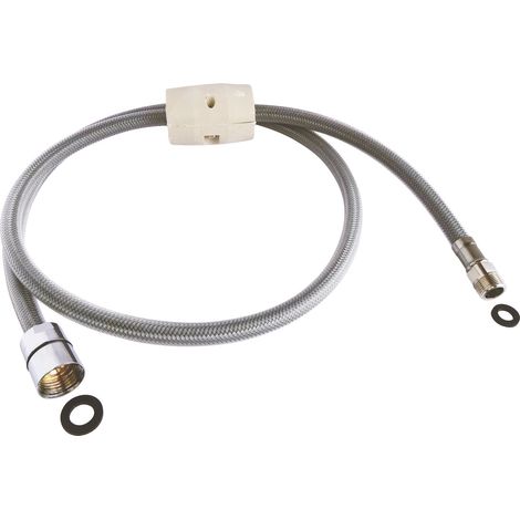 Somatherm – Flexible de douche 1,2 m mâle 15/21 – Contrepoids pour usage pratique – Compatible mitigeurs d'évier – Performance optimale eau sanitaire (1/3)