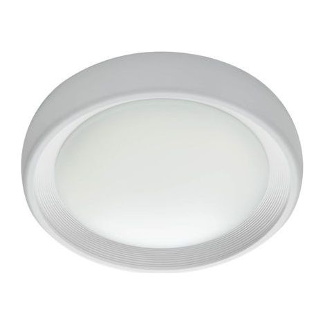 Plafonnier rond 13W Led 4000K ligne loft blanc (1/4)