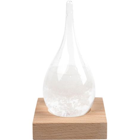 Glass Storm Bottle Weather Forecaster, Weather Station, Creative Decoration for Office and Home, Decorative Bottle for Home, Office, Living Room (1/5)