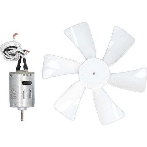 Ersatz-Lüfterflügel für Wohnmobil-Dachlüfter (15 cm) mit 12-V-D-Wellenmotor für Elixir-Badezimmer.