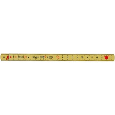 Mesure pliante matiére synthétique 2m Stanley