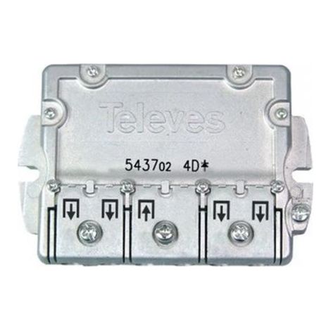 Televes Partitore EasyF a 4 vie TV-SAT 5–2400 MHz - 543702