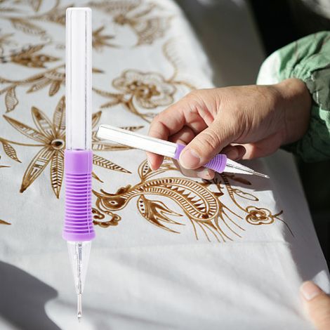 Stylo à percer manuel pour couture DIY avec aiguilles et poinçons (1/5)