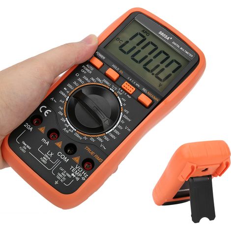 Multimètre numérique 9805A : testeur de température, de résistance et de capacité, détecteur électrique (1/5)