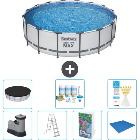 Bestway Steel Pro MAX Rund - 488x122 cm - 8-teilig S599