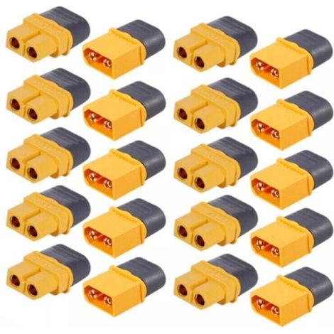 10 paires de connecteurs Xt60 Plug Male Female Set, Xt60h Housing Connector (1/4)