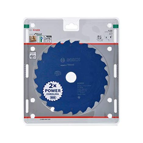 Lama per sega circolare Bosch Expert for Wood per seghe a troncare a batteria 216 x 1,7 x 30 mm 24 - 2608644518 (1/4)