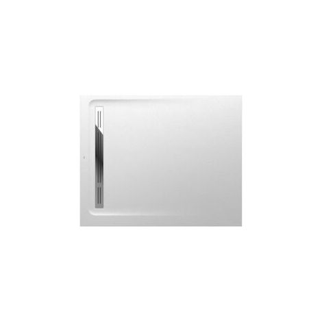 Receveur de douche extra plat en Stonex® Aquos - 1200x1000mm - Blanc (1/3)