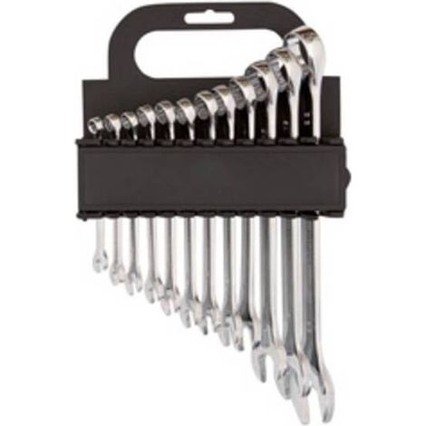 SERIE 12 CHIAVI COMBINATE MIRROR 6/22 MM CR VAN