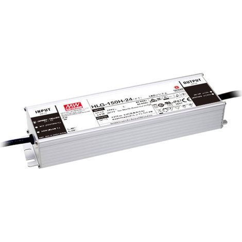 Mean Well HLG-150H-24B Driver per LED, Trasformatore per LED Tensione costante, Corrente costante 150 W 6.3 A 12 - 24 V (1/2)