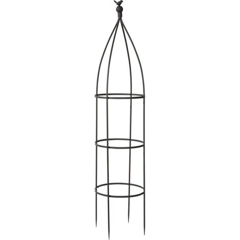 Gebogenes Metallspalier "Birdy Obelisk" 0,35 x 1,50 m NORTENE