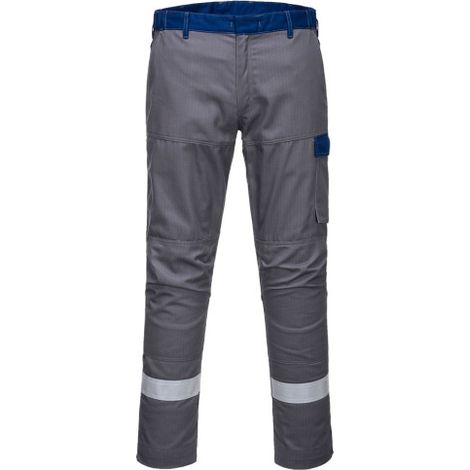 Pantalón bicolor Bizflame Ultra - Comodidad y Durabilidad / Gris / 34