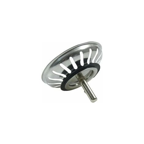 Panier Pour Bonde d'Évier de Cuisine 80 mm Crépine Universelle Acier Inoxydable, Bouchon Panier PopUp, Lavable Lavevaisselle, Ne se Bouche & Ne Déborde Pas (1/4)