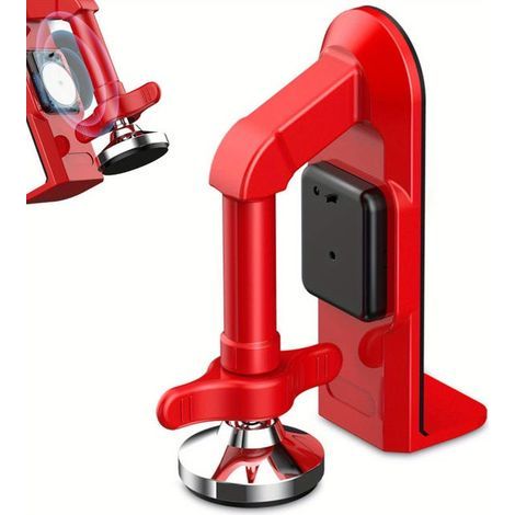 Portable doorstop with alarm, lock, travel anti-theft device, no-drill doorstop (1/5)
