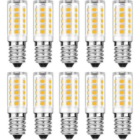 10er-Pack E14 LED-Lampen – Warmweiß (3000 K) – 5 W (entspricht einer 50-W-Glühbirne) – 500 lm (nicht dimmbar) (1/4)