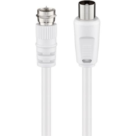 Goobay AKFT 150 1.5m cable coaxial 1,5 m SAT Blanco