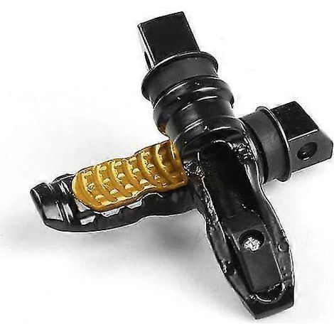 Universelle 2er-Packung Motorrad-Beifahrer-Fußrasten, Fußstützen, Roller-Fußrasten, Motorradpedal-Modifikation, Aluminium – A (1/5)