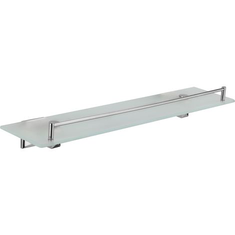 Mexen Dalia étagère murale en verre, Chrome - 7017337-00 (1/2)
