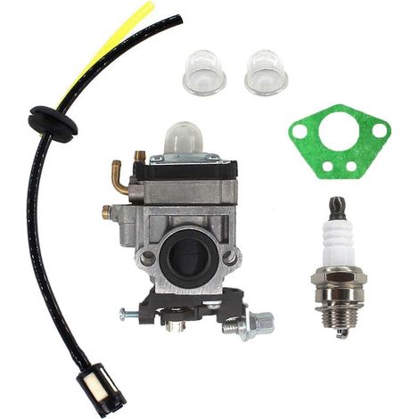 Kit de conduite de carburant pour carburateur Shindaiwa EB630 EB633RT EB802 EB802RT EB8510 EB8510RT (réf. A021003240) avec joint et bougie d'allumage (1/5)