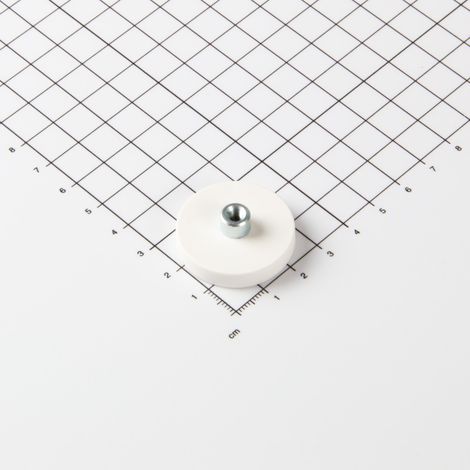 Magna-C Gummiertes Magnetsystem Ø31x6mm mit Gewindebuchse (1/4)