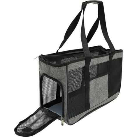 Paquet de Transport pour Chat et Petit Animal en Tissu Oxford Respirant Fenêtre Maille pour Circulation d'air pour Voyage Confortable (1/5)